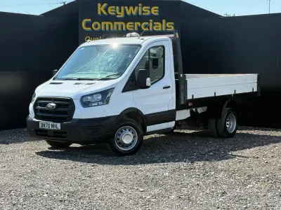 Used Ford Transit 130 HP (95 kW) 2020 White Cabriolet