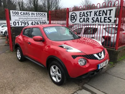 Used Nissan Juke Visia 94 HP (69 kW) 2017 Red SUV