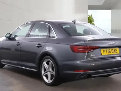 Used Audi A4 S-Line 150 HP (110 kW) 2018 Grey Sedan