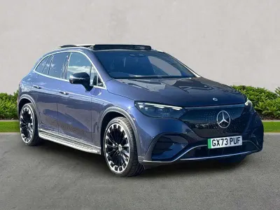 Second-hand Mercedes EQE500 AMG line 300 kW (408 CP) 2023 Albastru Break