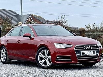 Used Audi A4 150 HP (110 kW) 2016 Red Sedan