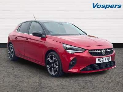 Used Vauxhall Corsa Edition 130 HP (95 kW) 2021 Red Hatchback