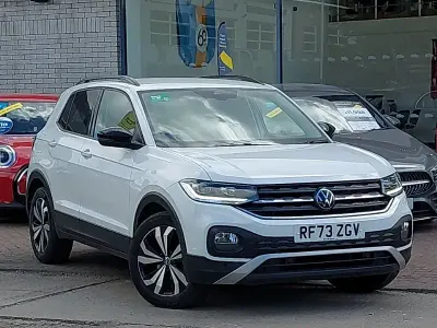 Used VW T-Cross Black Edition 95 HP (69 kW) 2023 White SUV