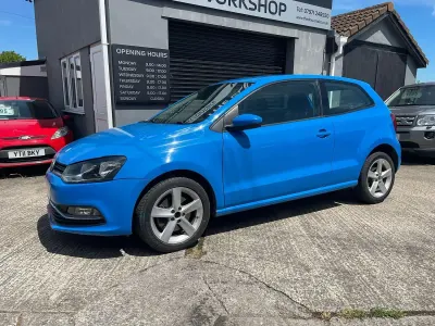 Used VW Polo SEL 2014 Blue Hatchback