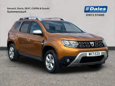 Used Dacia Duster Comfort 128 HP (94 kW) 2021 Orange SUV
