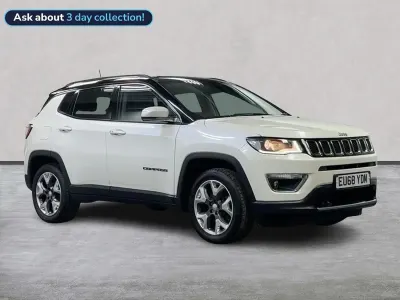 Begagnad Jeep Compass Limited 140 HK (102 kW) 2019 Vit SUV