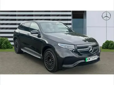 Usado Mercedes EQC400 AMG Line Premium 300 kW (408 CV) 2023 Gris SUV