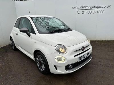 White Used 2019 Fiat 500 S Hatchback | £6,990 (Fair price)
