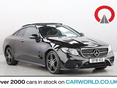 Black Used 2018 Mercedes E220 AMG Line Premium Plus Coupe | £18,990 (Fair price)