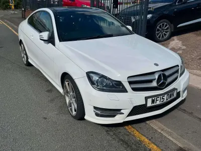 Used Mercedes C220 Sport Edition 2015 White Coupe