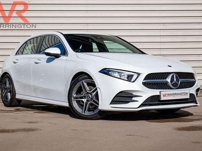Used Mercedes A200 AMG line 163 HP (119 kW) 2019 White Hatchback
