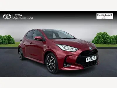 Used Toyota Yaris Design 2021 Red Hatchback
