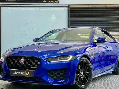 Used Jaguar XE R-Dynamic 177 HP (130 kW) 2020 Blue Sedan