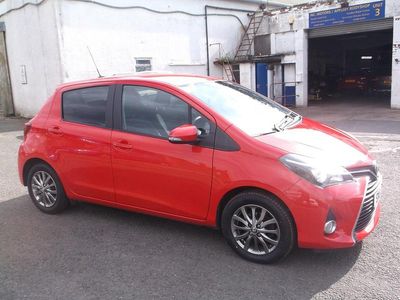 Red Used 2016 Toyota Yaris Hatchback | £6,395 (Fair price)
