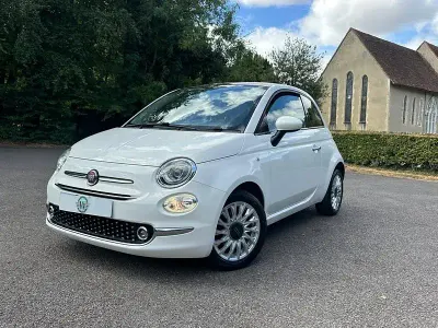 Used Fiat 500 Lounge 69 HP (50 kW) 2017 White Hatchback