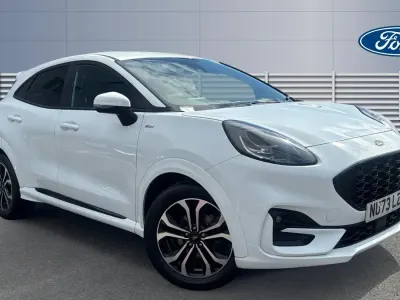 Used Ford Puma ST-Line 125 HP (91 kW) 2023 Frozen white (solid colour) SUV