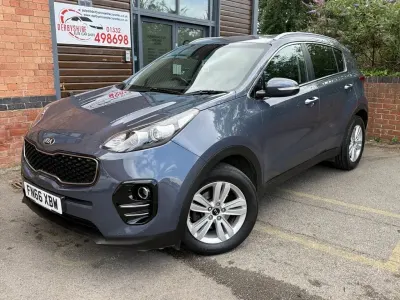 Used Kia Sportage 177 HP (130 kW) 2016 Blue SUV