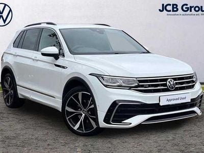 White Used 2021 VW Tiguan R-line SUV | £22,990 (Good price)