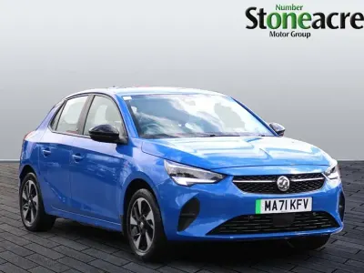 Used Vauxhall Corsa-e 100 kW (136 HP) 2021 Blue Hatchback