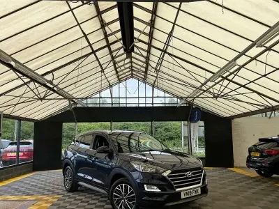 Used Hyundai Tucson Premium 177 HP (130 kW) 2019 Stellar blue SUV