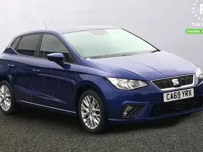 Usado Seat Ibiza SE Technology 95 HP (69 kW) 2020 Azul Citadino