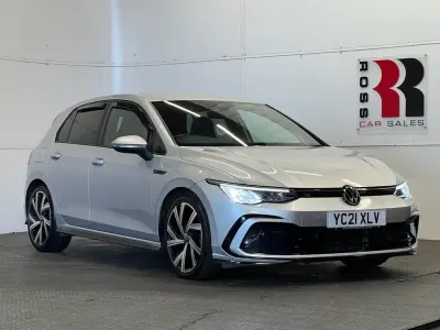 Used VW Golf VII R-line 150 HP (110 kW) 2021 Silver Hatchback