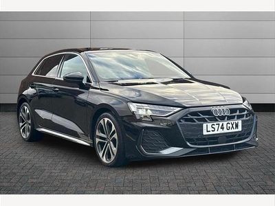 Used Audi A3 S-Line 150 HP (110 kW) 2024 Black Hatchback