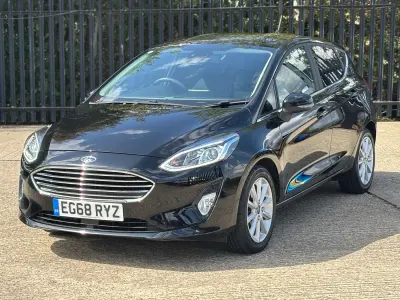 Used Ford Fiesta Titanium 123 HP (90 kW) 2019 Black Hatchback