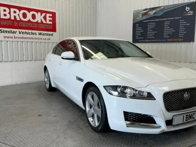 Used Jaguar XF Portfolio 240 HP (176 kW) 2017 White Sedan