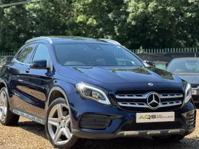 Używany Mercedes GLA220 AMG Line Premium Plus 2018 Niebieski SUV