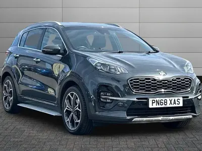 Used Kia Sportage GT-Line 134 HP (98 kW) 2018 Lunar silver SUV