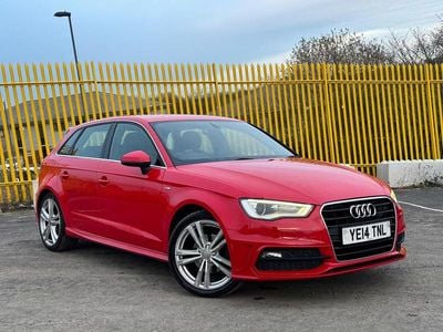 Used Audi A3 Sportback S-Line 2014 Red Hatchback
