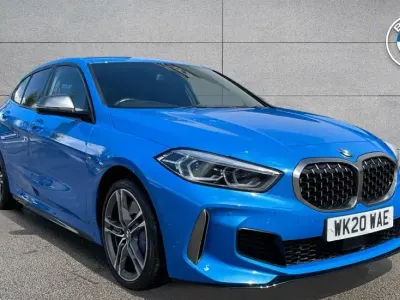 Used BMW M135 Shadowline 302 HP (222 kW) 2020 Blue Hatchback