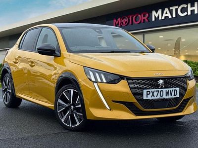 Yellow Used 2020 Peugeot 208 GT-line Hatchback | £14,500 (Fair price)