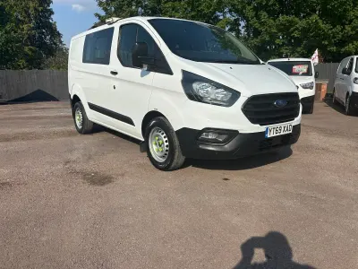 Used Ford Transit Custom 105 HP (77 kW) 2019 White Van