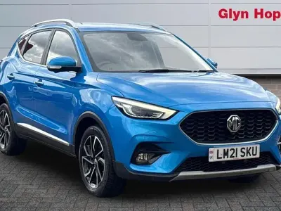 Used MG ZS Exclusive 106 HP (77 kW) 2021 Blue SUV