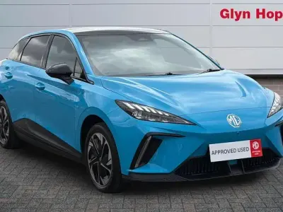 Used MG MG4 EV Trophy 150 kW (204 HP) 2023 Blue Hatchback