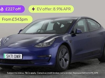 Blue Used 2022 Tesla Model 3 Long Range AWD Sedan | £19,334 (Fair price)