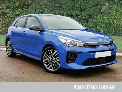 Used Kia Rio GT-Line S 117 HP (86 kW) 2023 Blue Hatchback