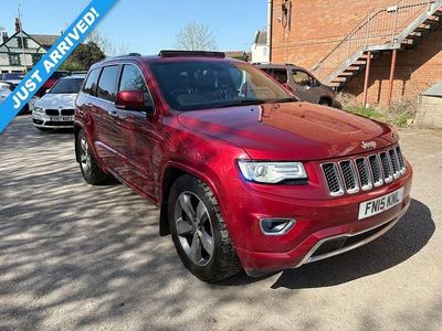 Used Jeep Grand Cherokee Overland 247 HP (181 kW) 2015 Red SUV