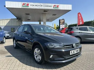 Used VW Polo SE 94 HP (69 kW) 2018 Black Hatchback
