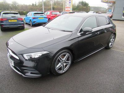Used Mercedes A180 AMG line 136 HP (100 kW) 2019 Cosmos black Hatchback