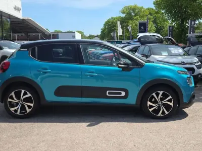 Used Citroën C3 PureTech 110 HP (80 kW) 2023 Blue Hatchback