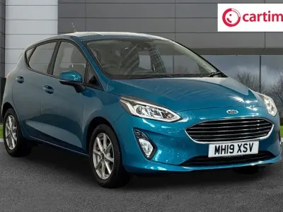 Used Ford Fiesta Zetec 2019 Blue Hatchback