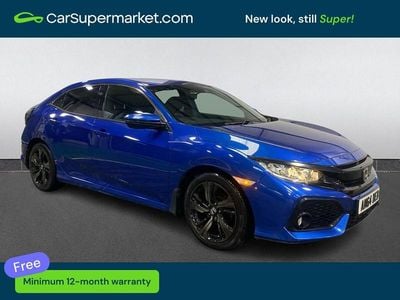 Begagnad Honda Civic SR 2018 Blå Halvkombi
