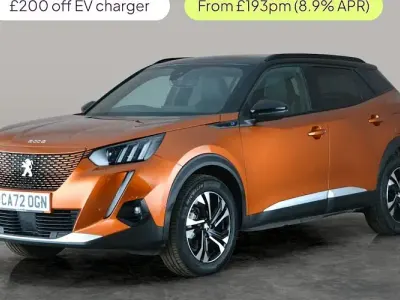 Used Peugeot e-2008 GT 100 kW (136 HP) 2022 Orange SUV