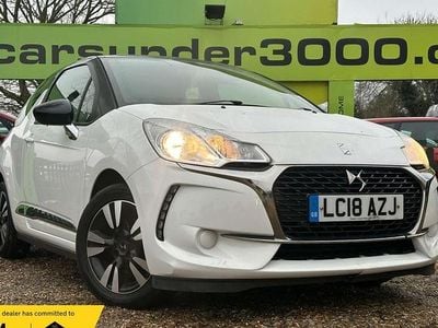 White Used 2018 DS Automobiles DS3 Chic Hatchback | £4,700 (Fair price)