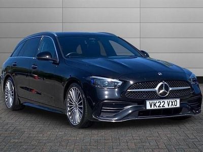 Begagnad Mercedes C220 AMG Line Premium 200 HK (147 kW) 2022 Svart Kombi
