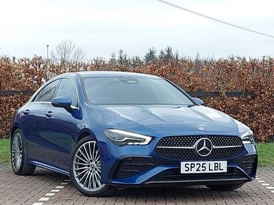 Used Mercedes CLA220 AMG Line Premium 190 HP (139 kW) 2025 Blue Sedan