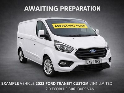 Used Ford Transit Custom Limited 130 HP (95 kW) 2023 White Van